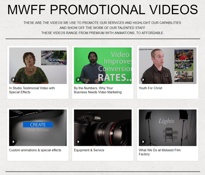 Image linking to our promotional videos on vimeo